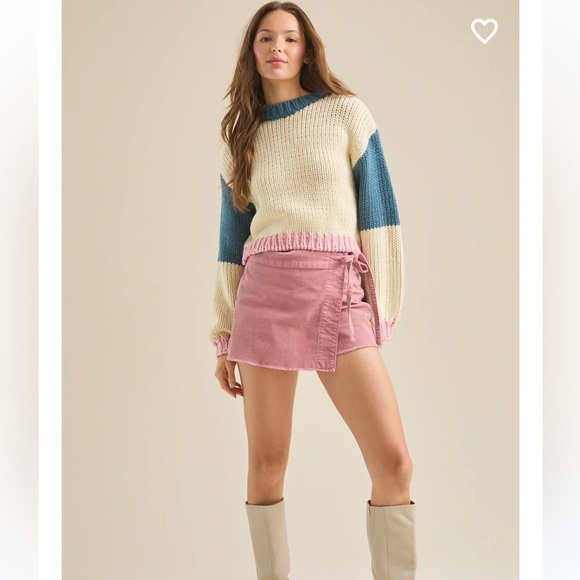 Altar'd State Sweaters - New with tags Altar’d state Thea color block chunky sweater